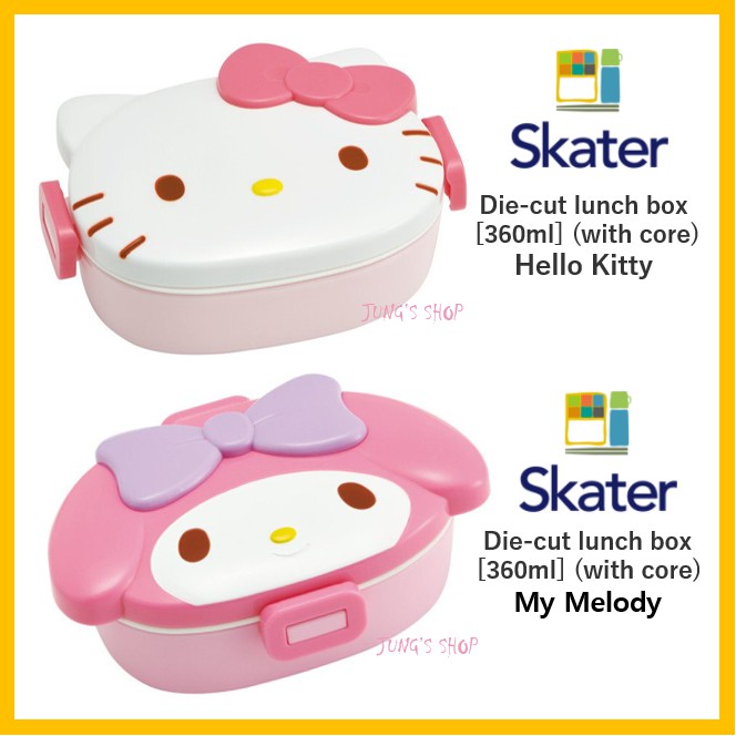 [SKATER] Hello Kitty / My Melody face lunch box 360ml QAD4 | Shopee ...