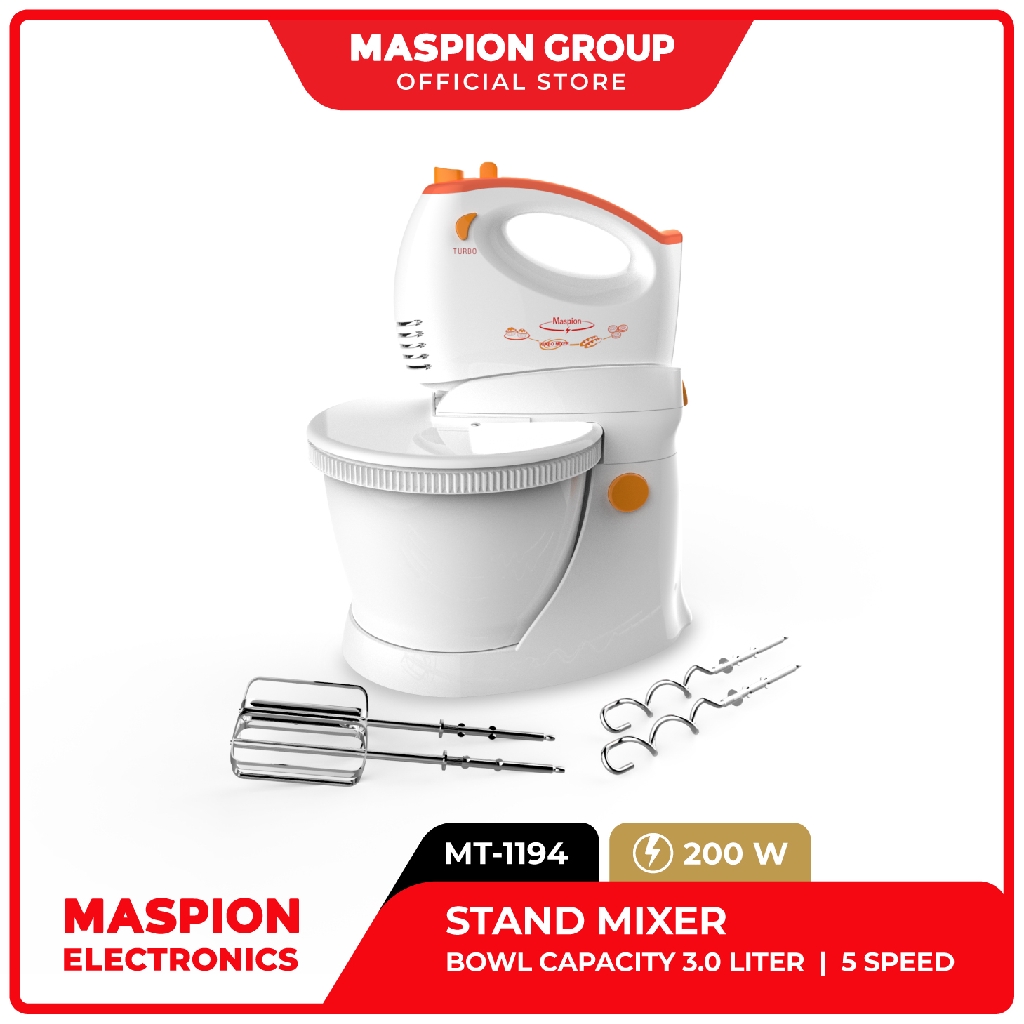 Maspion Stand Mixer Kapasitas 3 Liter MT-1194 - Gambar 2