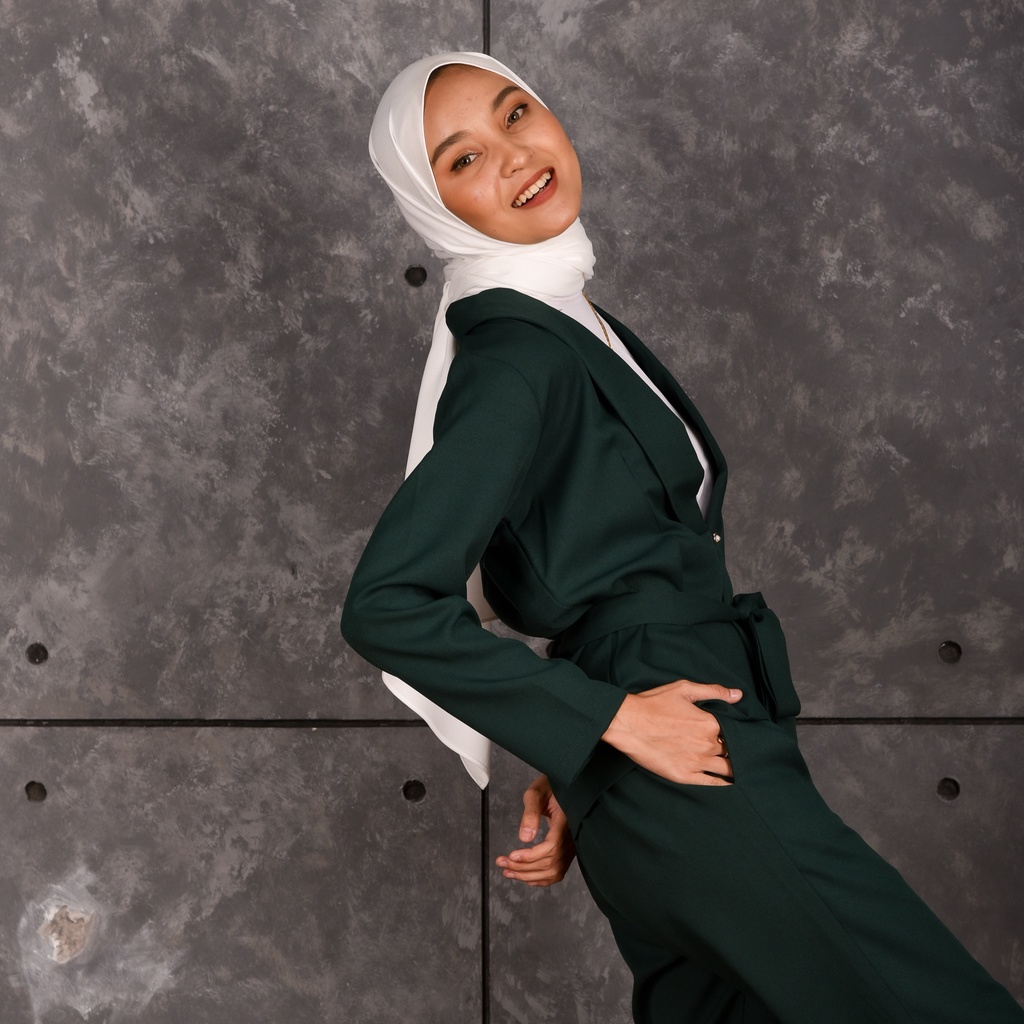 Michael's Collection - One Set Blazer Butterfly and Pants Miso Hijab Series