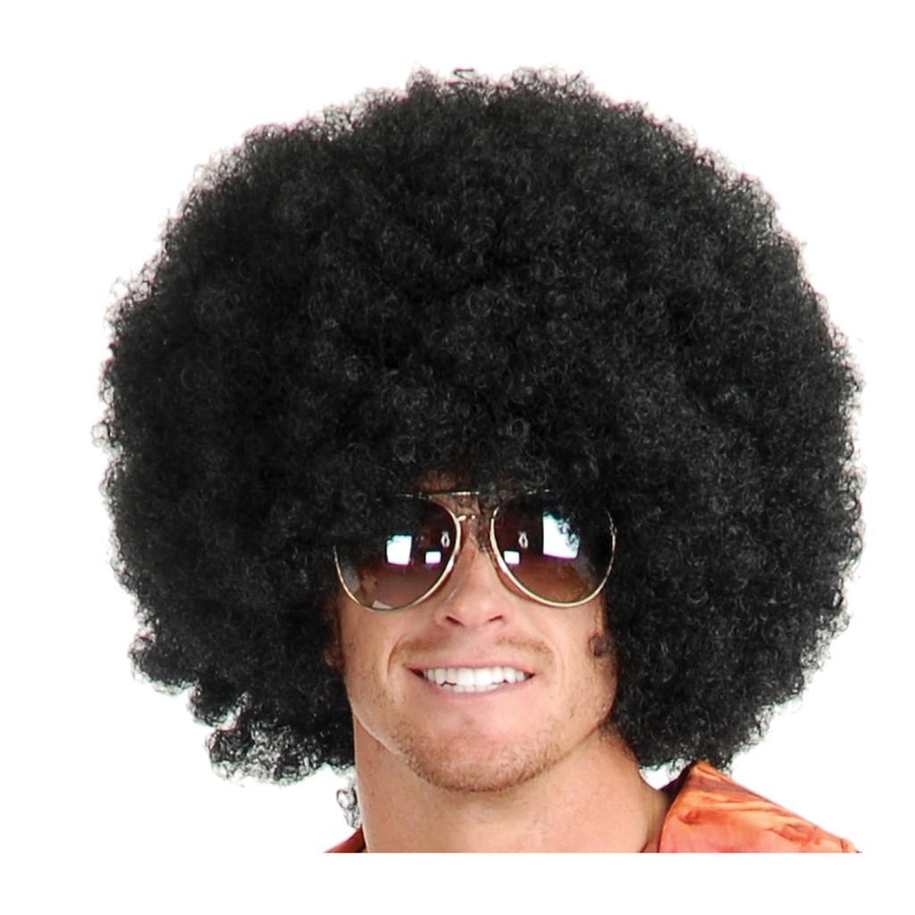 Reday Stock Men AFRO WIG 200g Black Adult rambut Palsu Big Hair