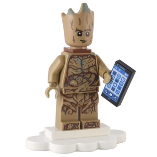 Lego Groot, Teen Groot 76193 Dark Tan Avengers Endgame Super Heroes  Minifigure