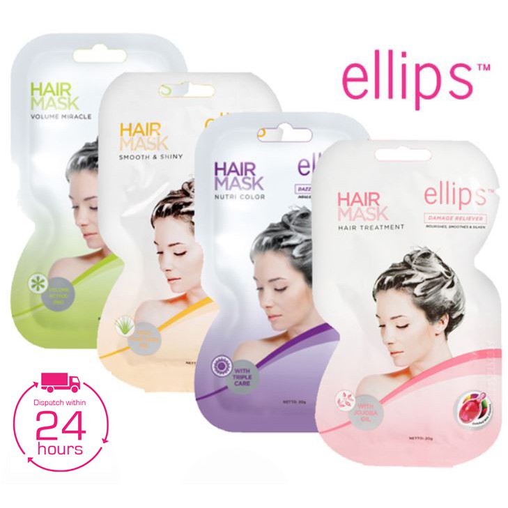 ELLIPS Hair Mask Treatment & Hair Vitamins | Shopee Singapore