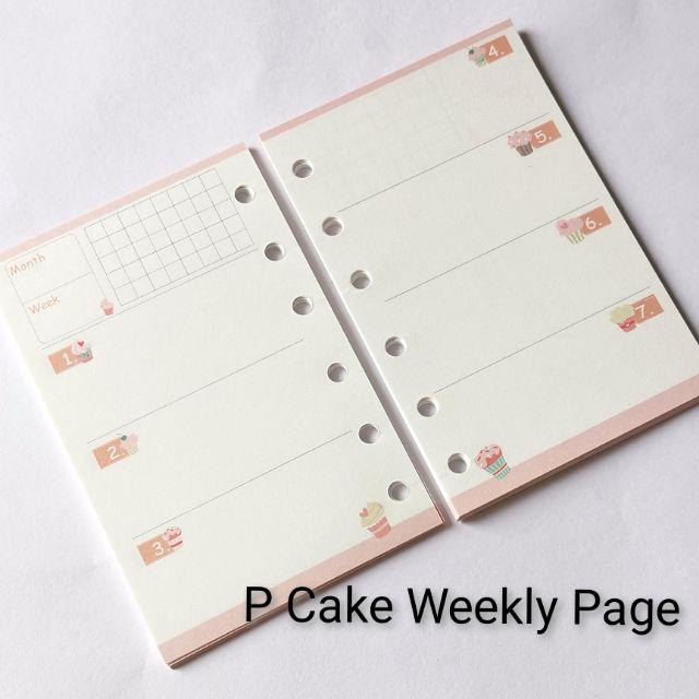 A7 Planner Refill Inner Paper Page计划本A7内页内芯 | Shopee Singapore