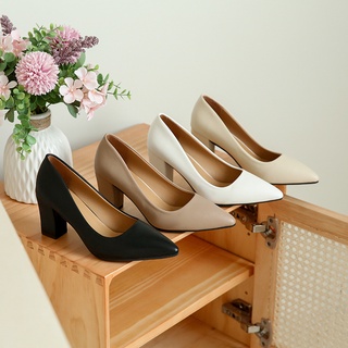 Chunky heel hot sale platform pumps