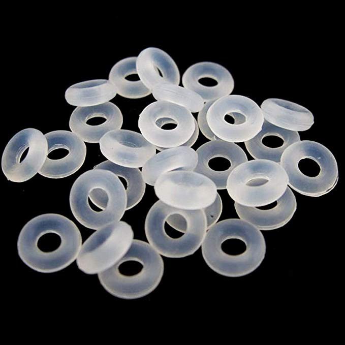 20Pcs Silicone Rubber Stoppers Ring Bead Bracelets Charms Compatible Spacer Shopee Singapore
