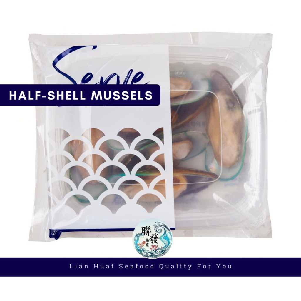 [Lian Huat Seafood] Half-shell Mussels 200g | Shopee Singapore