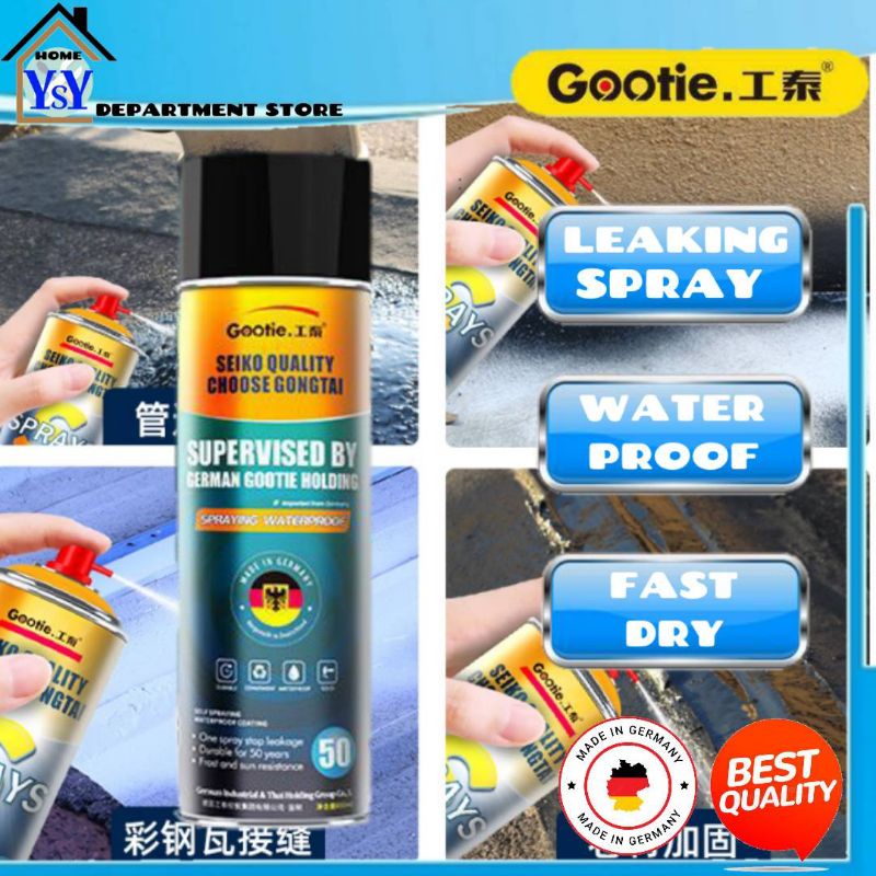 GOOTIE-WATER LEAKAGE REPAIR SPRAY | WATERPFOOR PLUGGING | BLACK | WHITE ...