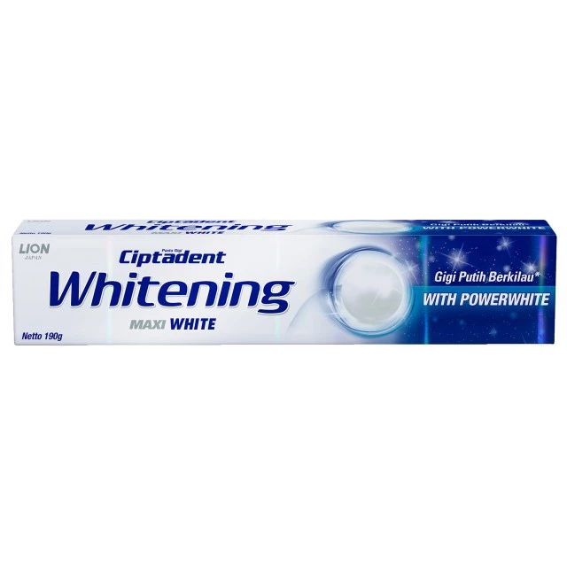 Ciptadent Pasta Gigi Maxi White Whitening Tube 190 gr - Gambar 2