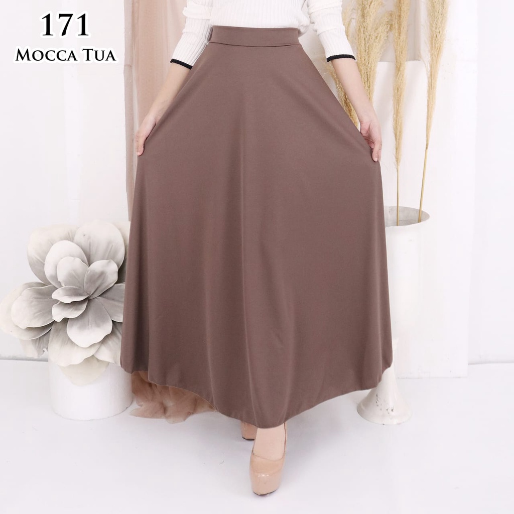 171sleeve Long Umbrella Skirt/PREMIUM Women's Wide Skirt Shopee