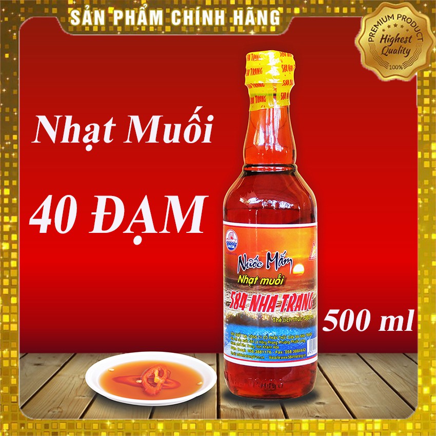 Light fish sauce 40 Protein - 584 Nha Trang, Fish sauce for dieters ...