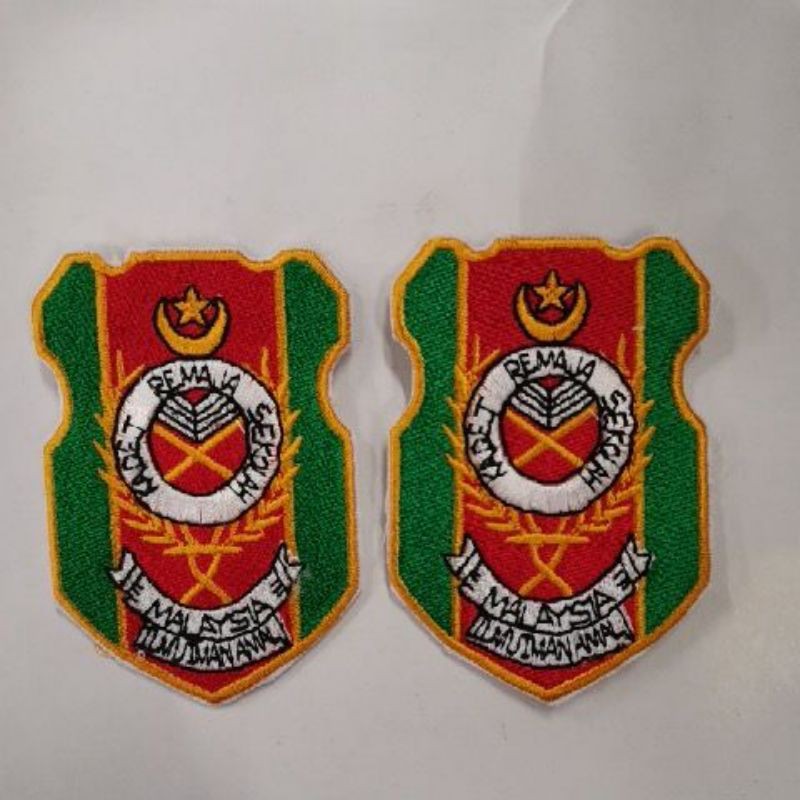 KRS LOGO SHOULDER BADGES kadet remaja(2pcs) | Shopee Singapore