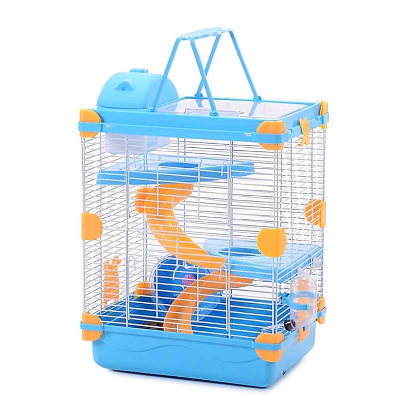 Illustration of Hamster Cage With Slide And