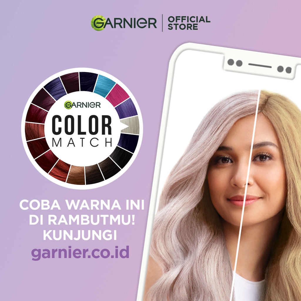 Garnier Hair Colour Sachet Warna Pastel Ash Blonde Blue Pink Color Naturals Express Hair Color - 40ml Cat Rambut Pewarna Rambut Permanen - Gambar 4