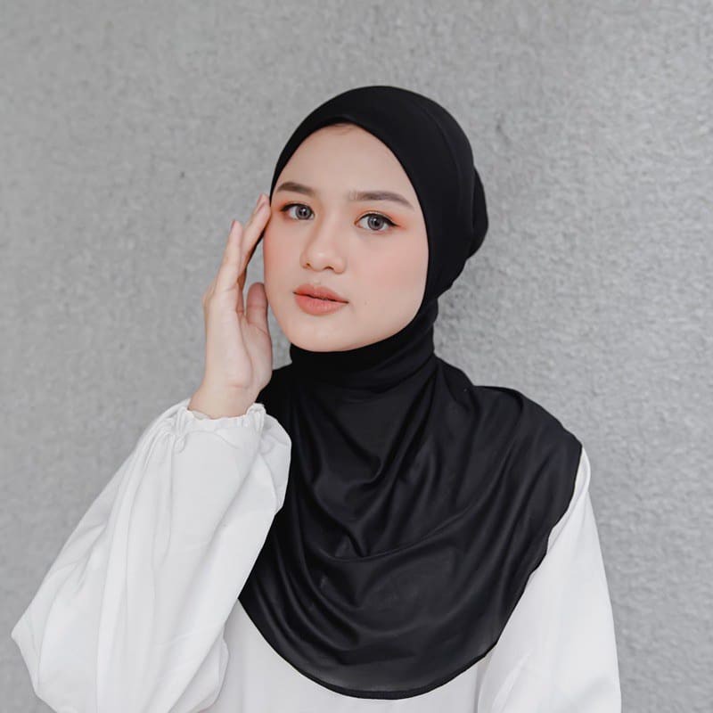 Disa Hijab - Ciput ninja Uro resleting/inner hijab polos