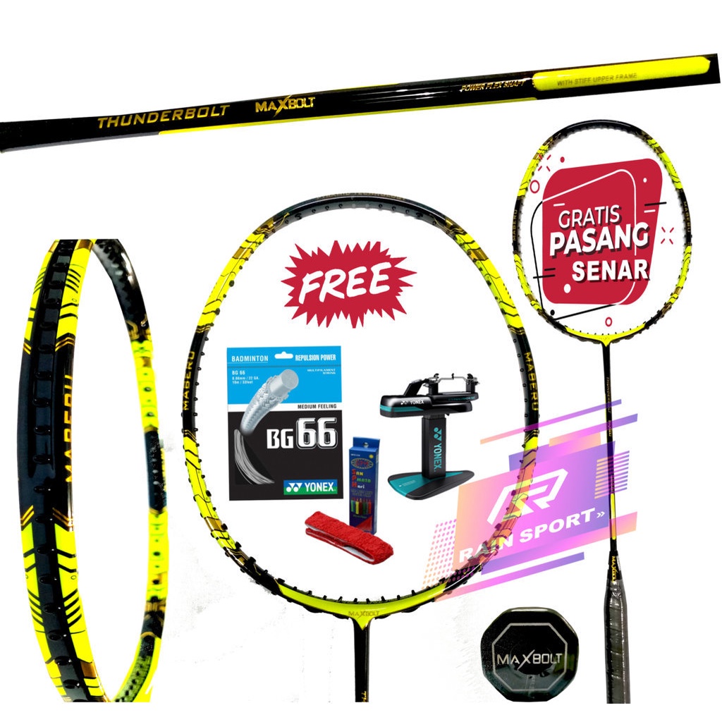 Maxbolt Thunderbolt 35 LBS Original Badminton Racket / Badminton Racket