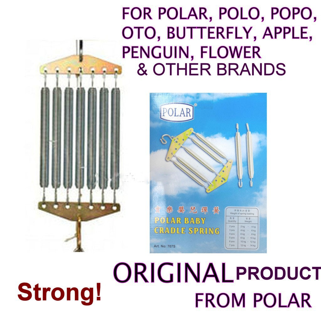 【Heavy Duty】 Poma Buaian Baby Cradle Spring [ Polar Spring ] for Polo ...