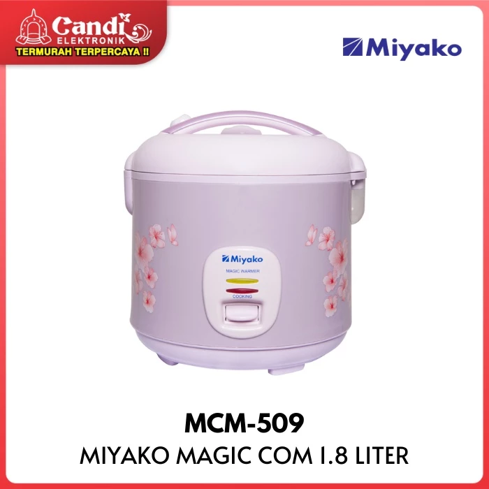 MIYAKO MCM-509 Rice Cooker 1.8 Liter Penanak Nasi 3 in 1 Magic Com