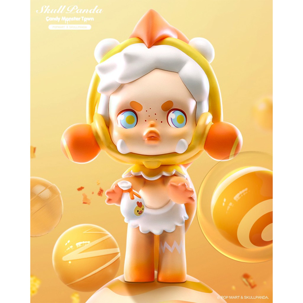 PREORDER POPMART SKULL PANDA CANDY MONSTER TOWN SERIES BLIND BOX