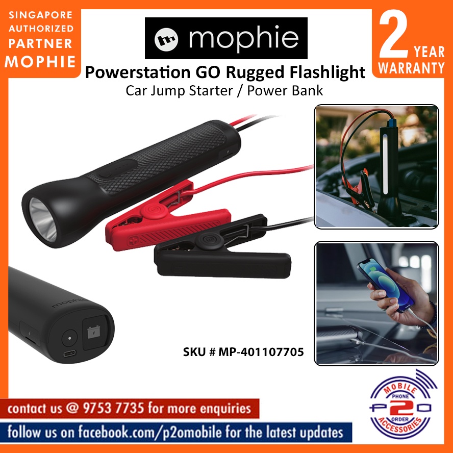 Mophie Powerstation Go Rugged Car Jump Starter & Power Bank