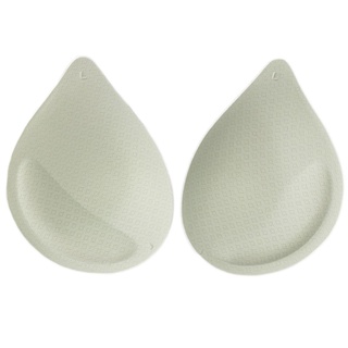 JLOVE 1 Pairs Women Latex Bra Pads Water Drop Shape Removable Breathable  Push Up Cups Inserts Breast Cushion Swimsuit Bikini Padding Enhancers