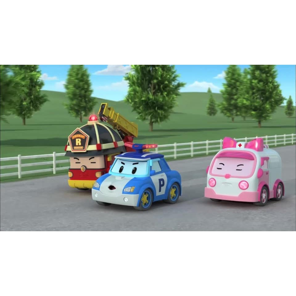 POLI [COMBO] Lightning 4 Cars Model ROBO CAR Poly | Shopee Singapore