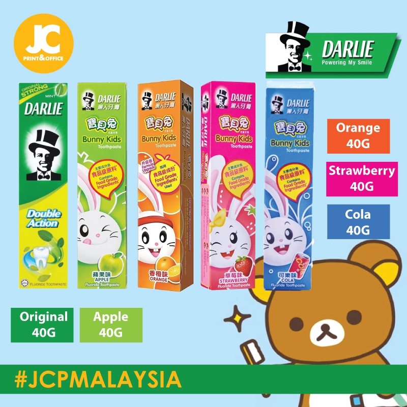 Darlie Adult & Bunny Kid Kids Fluoride Toothpaste - / Apple ...