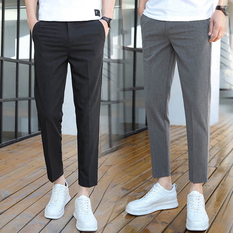 Ankle length dress sale pants mens