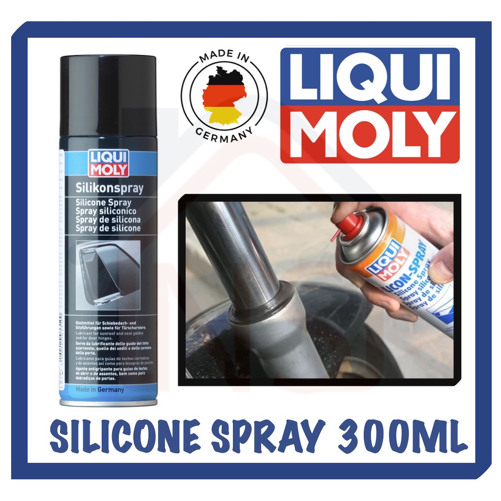 LIQUI MOLY Silicone Spray 300ml / Long Lasting Lubricant for door