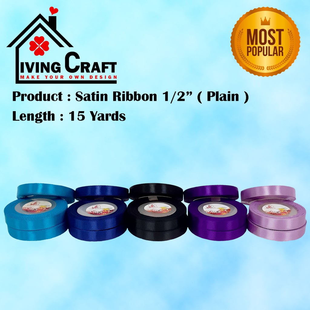 Satin Ribbon 1/2