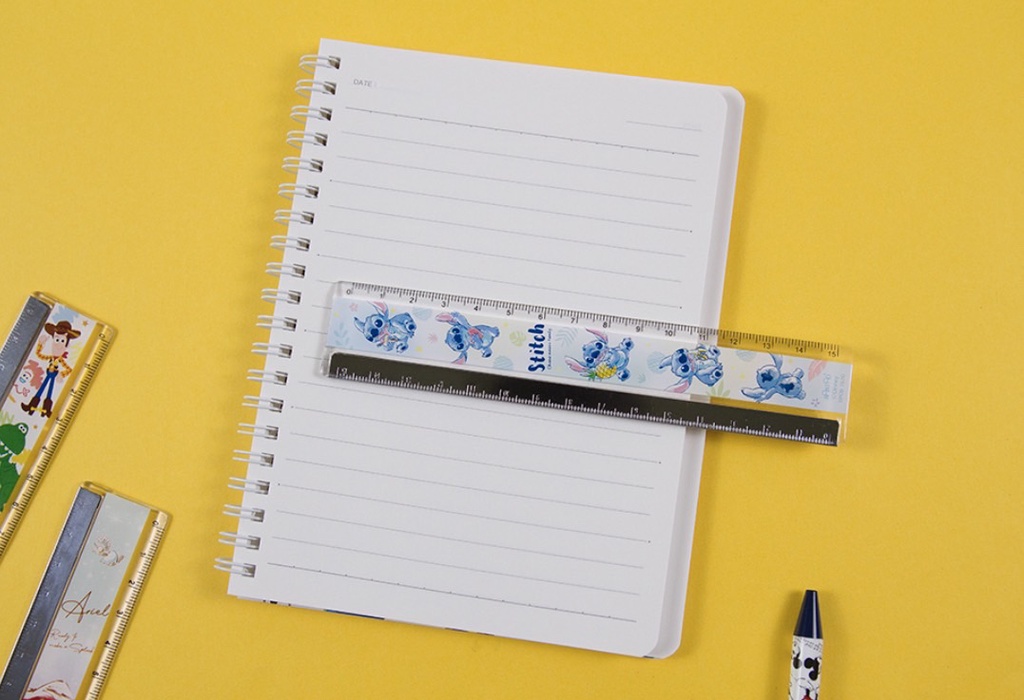 Disney Iron Edge Ruler 15cm The Little Mermaid Pooh 15cm Stitch Toy ...