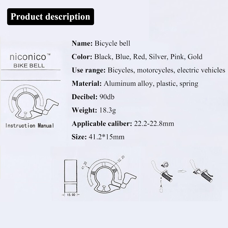 Niconico bike bell deals