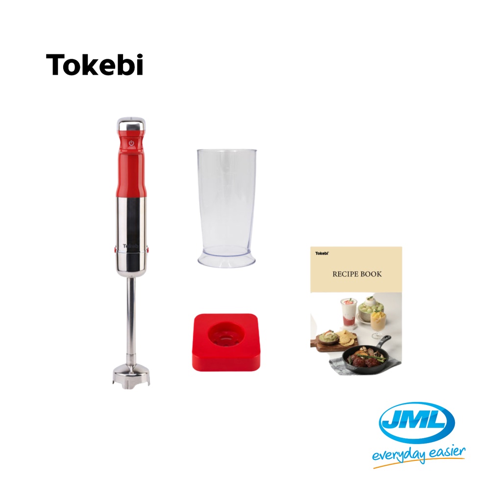[JML Official] Gourmet Chef Tokebi Cordless Hand Blender 500ml Portable 5Speed Selection