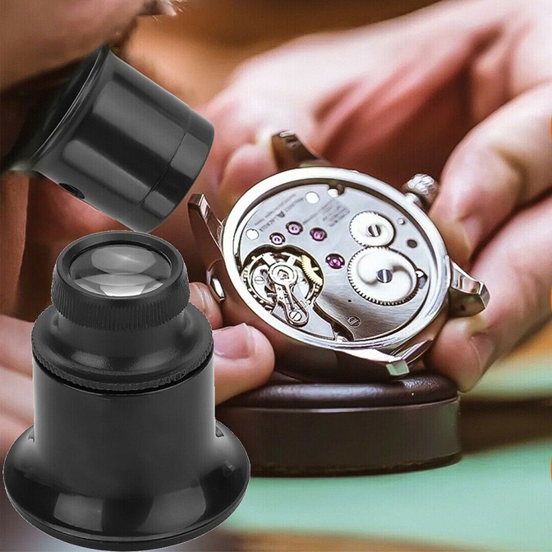 3X-20X Magnifying Eye Loupe Jewelry Watch Repair Tool / Aluminum Alloy ...