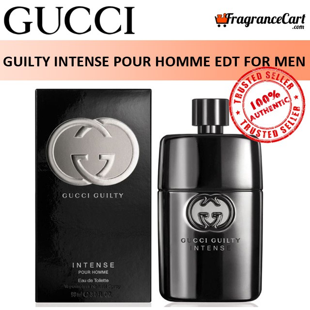 Gucci Guilty Intense Pour Homme EDT for Men 50ml 90ml Tester Eau de Toilette Black Brand New 100 Authentic Perfume Shopee Singapore