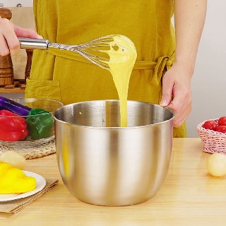 Mixing Bowl Stainless Steel Whisking Bowl for Knead Dough Salad