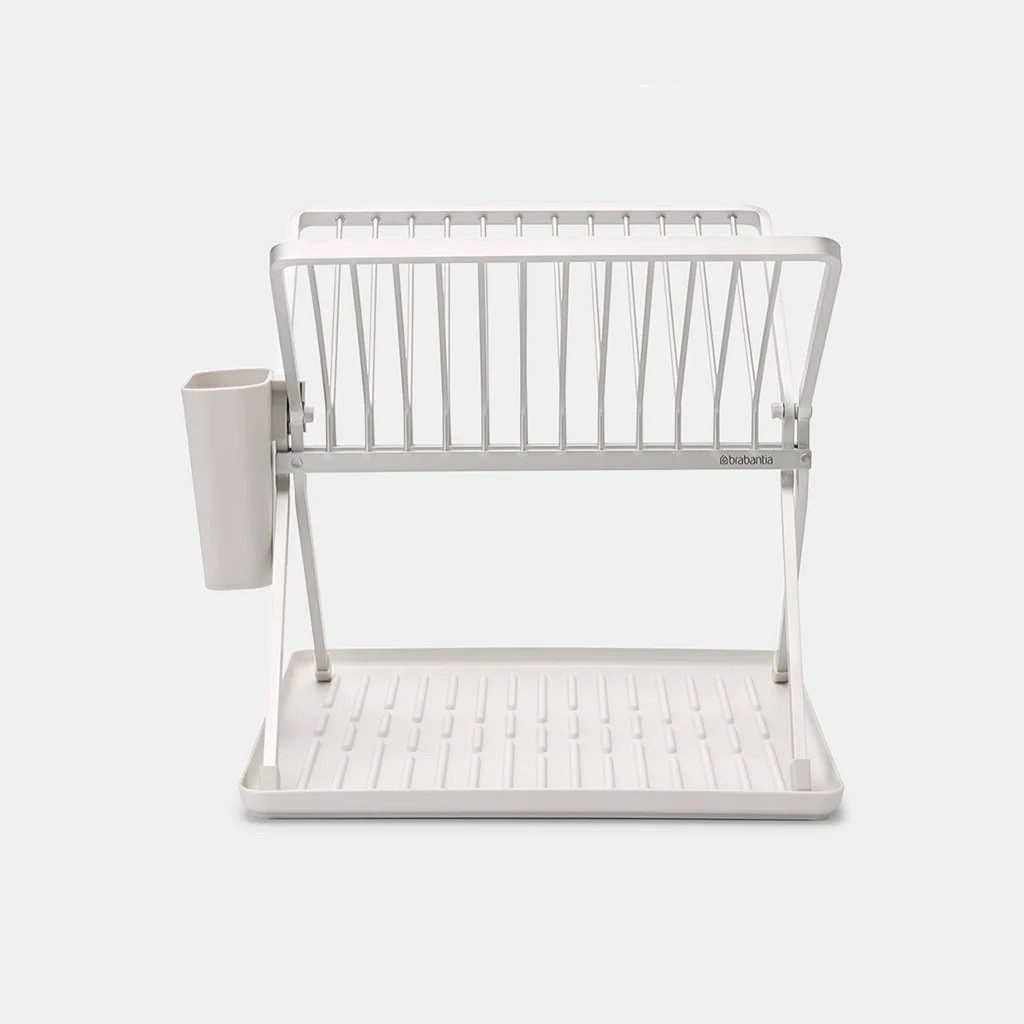 BRABANTIA Foldable Dish Drying Rack Light Grey Shopee Singapore