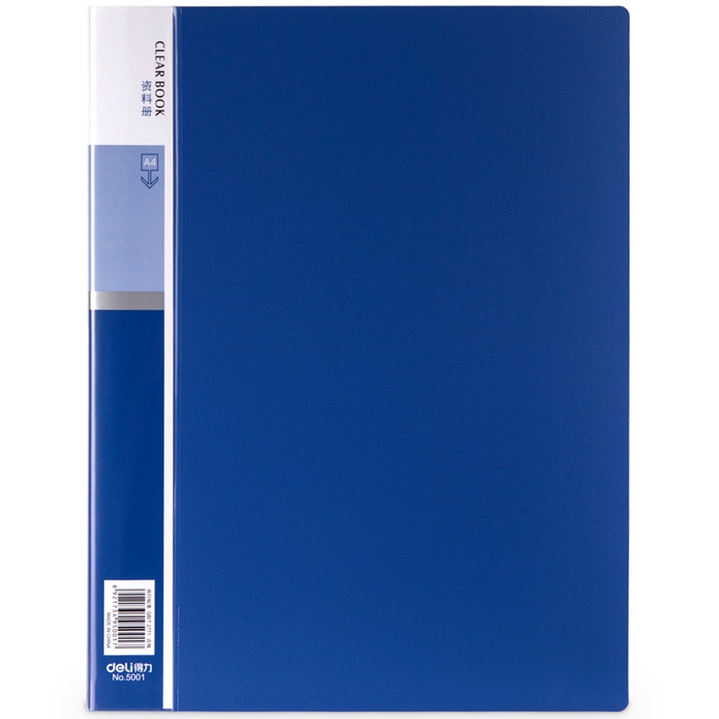 Deli Display Book / Map Clear Holder Document Keeper A4 100 Pocket 500X - Gambar 3