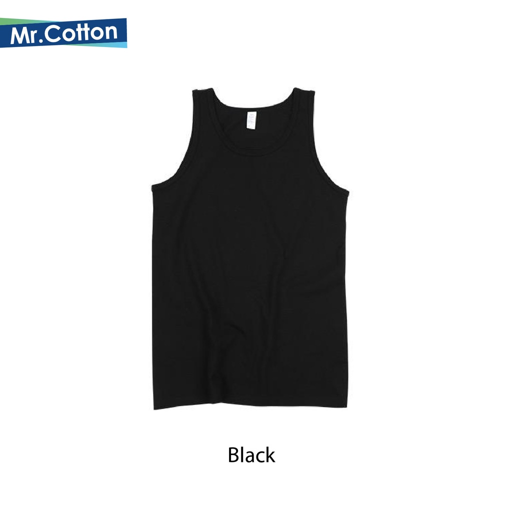 230g Tank Top Heavy Weight Pure Cotton Tee Singlet Sleeveless Crew Neck Round Neck Shopee