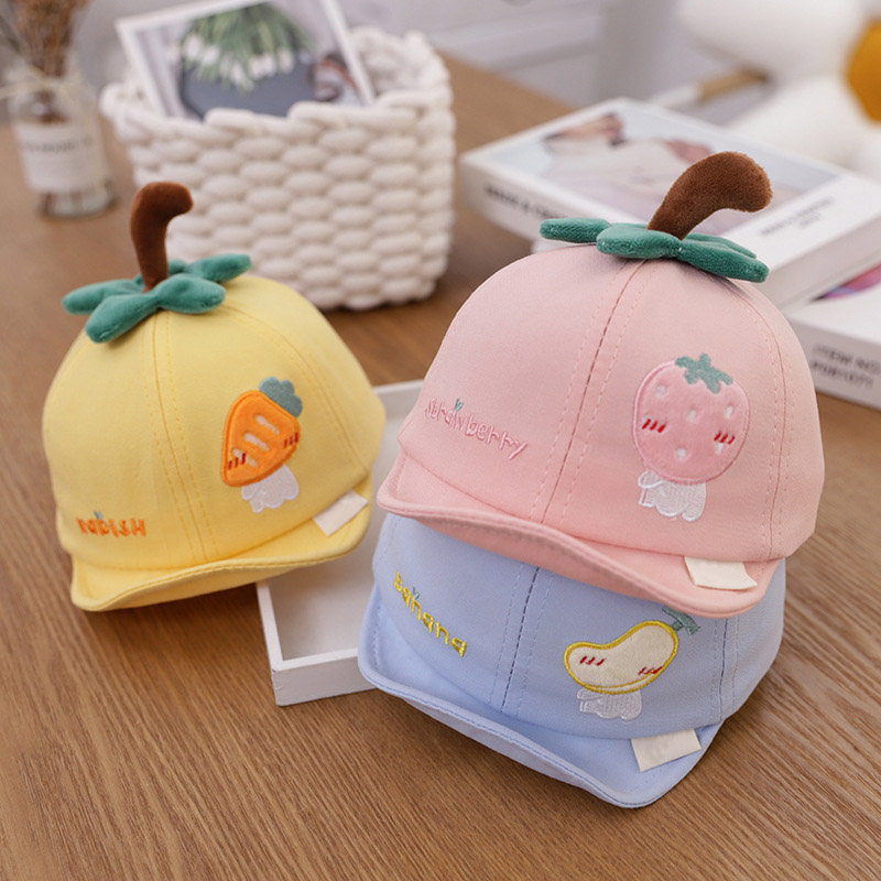 Cute Fruit Print Baby Baseball Cap Summer Outdoor Baby Girls Boys Sun Hat Infant Toddler Soft Adjustable Kids Hat Bonnet Shopee Singapore