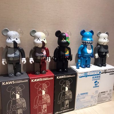 5 Styles Kaws Bearbrick 400% Bear Blocks Half Anatomy 5 Styles Kaws Bearbrick 400% Bear Blocks Half Anatomy