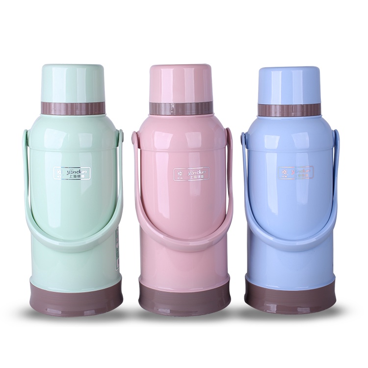 [LOCAL STOCKS]Household ordinary thermos large thermos skin plastic