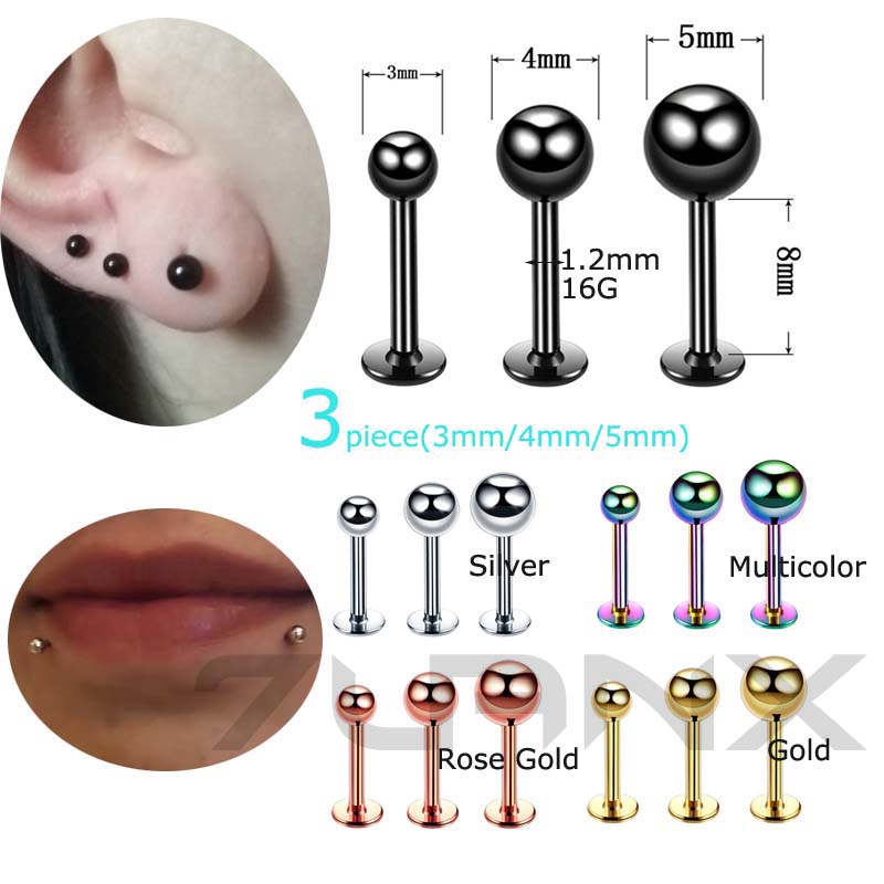 8mm labret deals bar