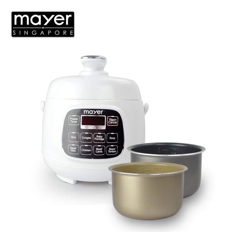 Mayer 1.6L Mini Pressure Cooker MMPC1650 Shopee Singapore