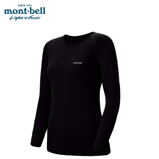 Montbell Japan Base Layer Shirt Women - ZeoLine Expedition Weight ...