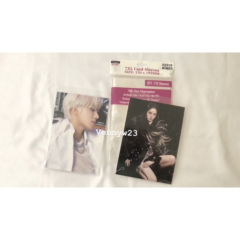 Inner sleeve postcard blackpink born pink/ inner sleeve postcard nct