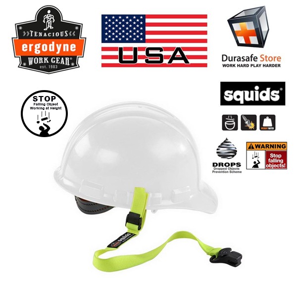 ERGODYNE 3155 Clamp Hard Hat Lanyard One Size Shopee Singapore