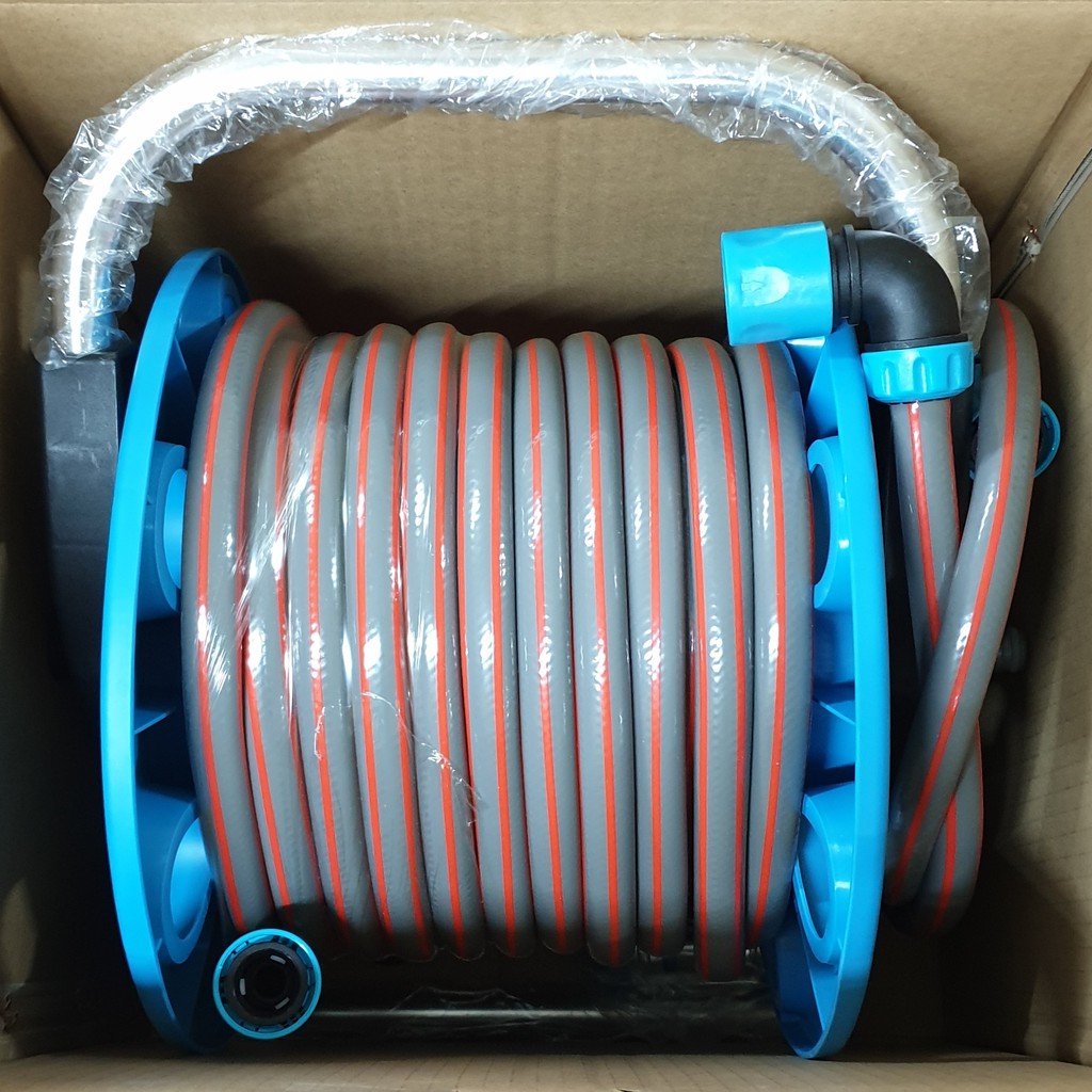 Hose Reel Set with 20M 30M Garden Hose | Shopee Singapore
