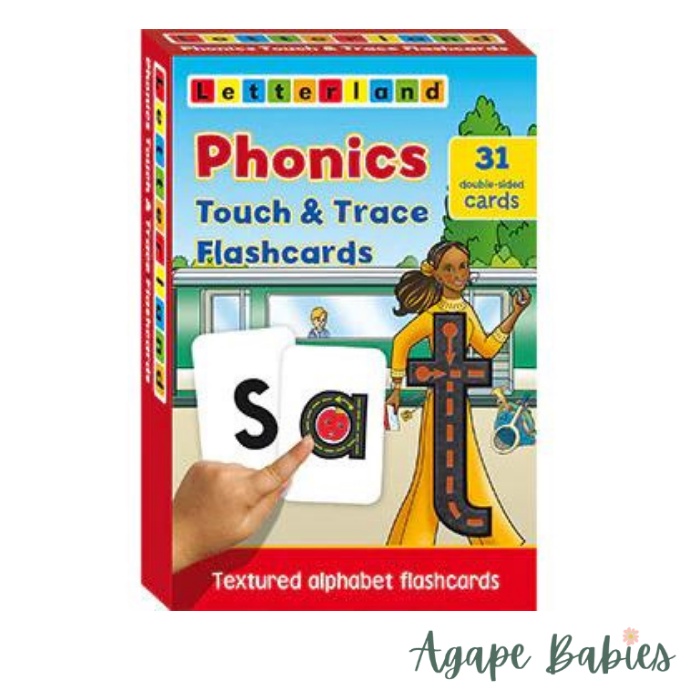 Letterland Phonics Touch And Trace Flashcards | Shopee Singapore