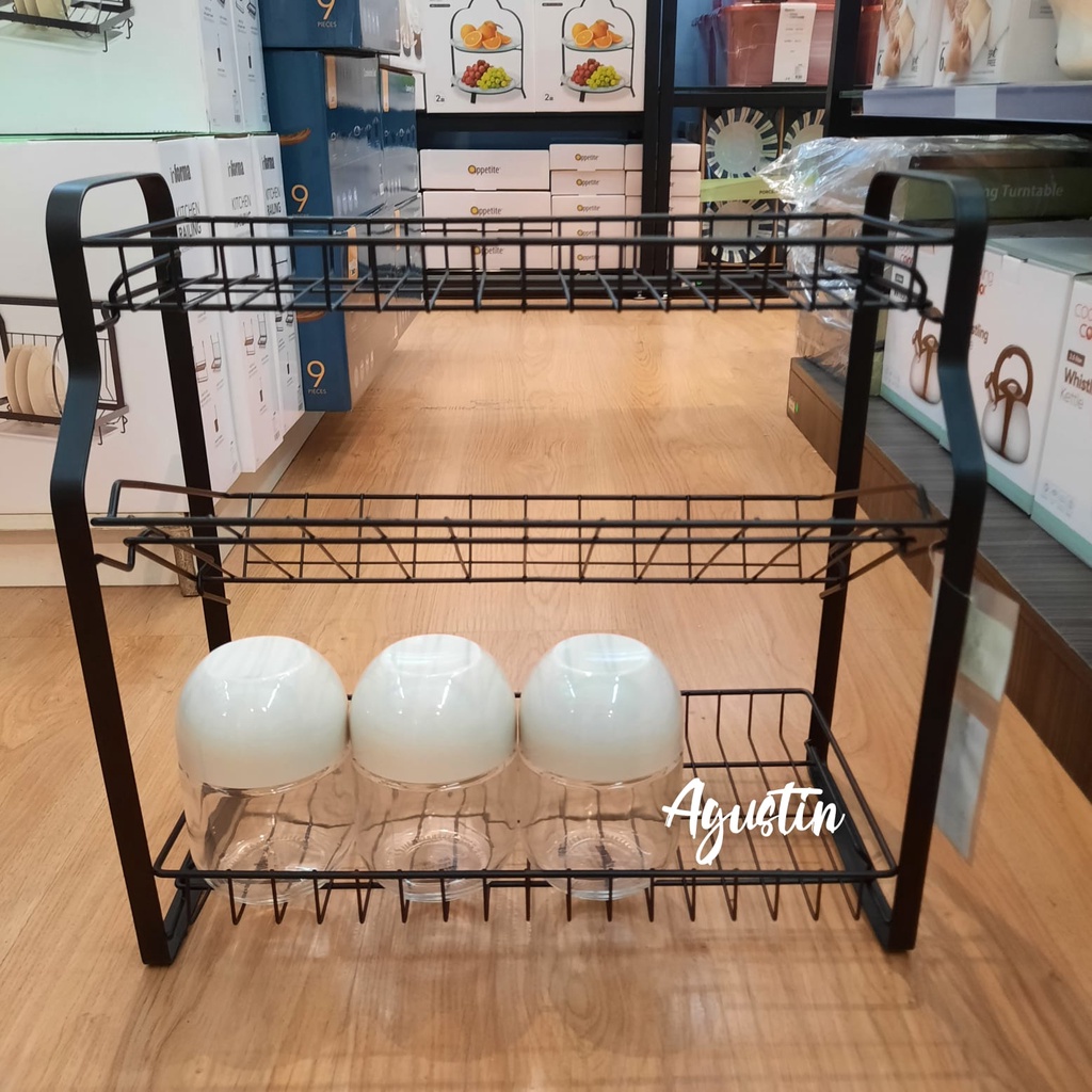 Iron Kitchen Rack 3 Tier Informa / Seasoning Rack Shopee Singapore