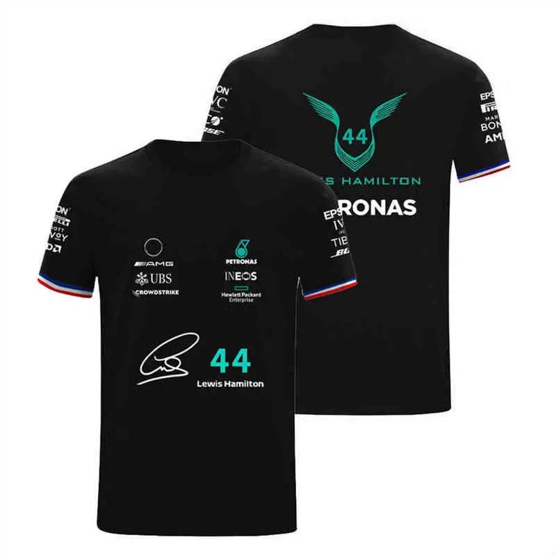 Mens Petronas Mercedes T Shirts Sweatshirts F1 Formula One Racing Women Casual Long Sleeve T-shirts  Summer Clothing
